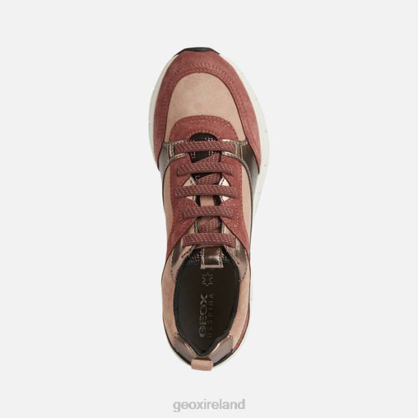Geox 0ZTB295 Mahogany/Dark Rose Sukie Woman