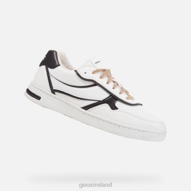 Geox 0ZTB296 White/Black Jaysen Woman