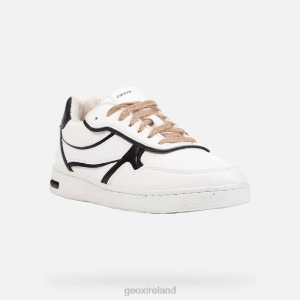 Geox 0ZTB296 White/Black Jaysen Woman