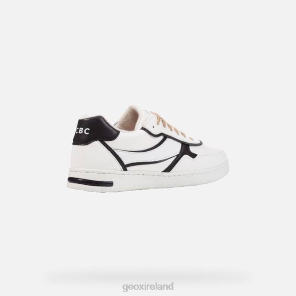 Geox 0ZTB296 White/Black Jaysen Woman