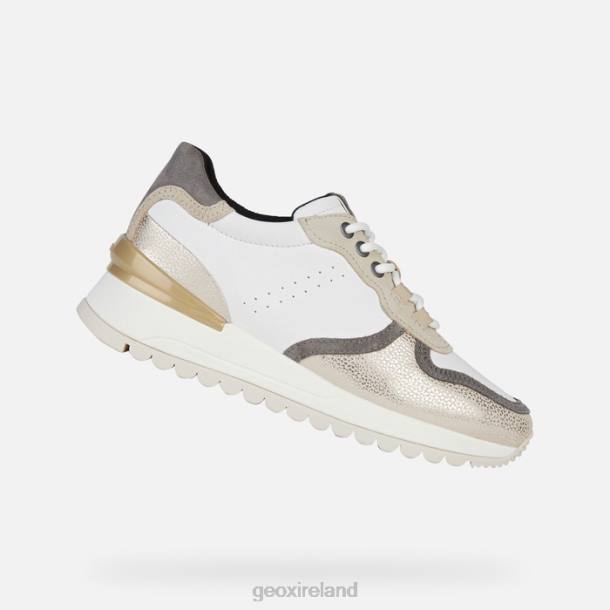 Geox 0ZTB332 White/Lt Taupe Desya Woman