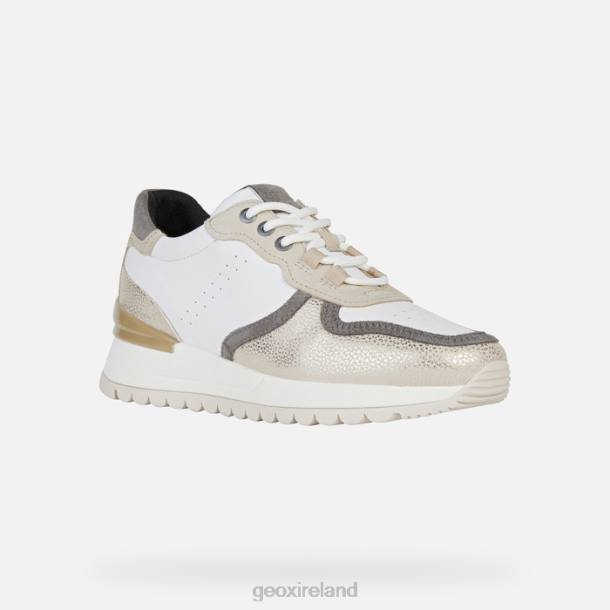 Geox 0ZTB332 White/Lt Taupe Desya Woman