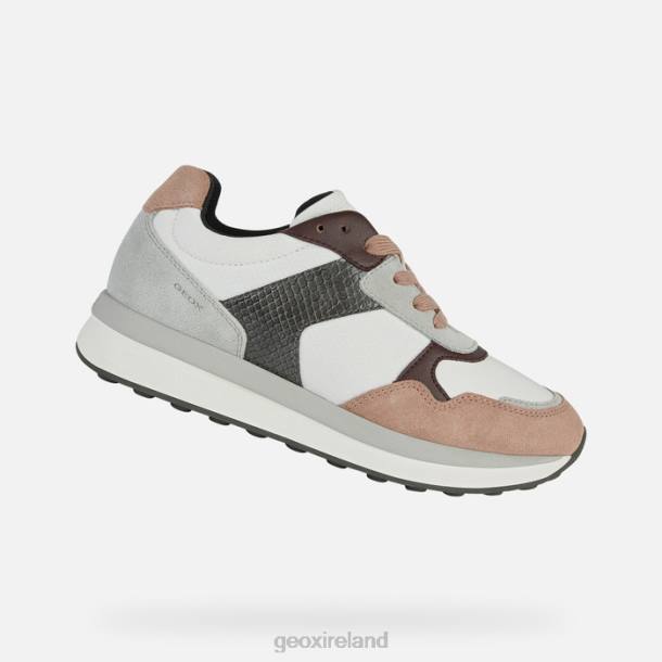 Geox 0ZTB378 White/Dark Pink Runntix Woman