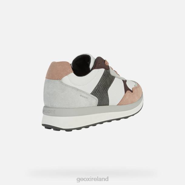 Geox 0ZTB378 White/Dark Pink Runntix Woman