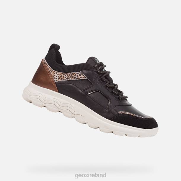 Geox 0ZTB400 Black/Off White Spherica Woman