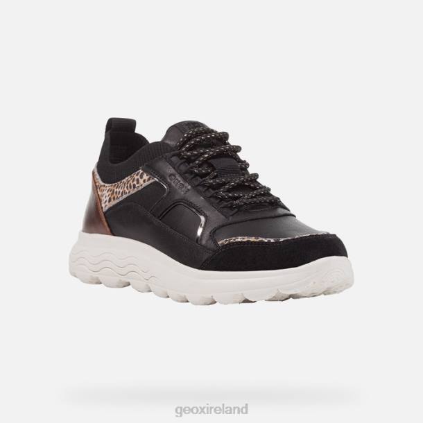 Geox 0ZTB400 Black/Off White Spherica Woman