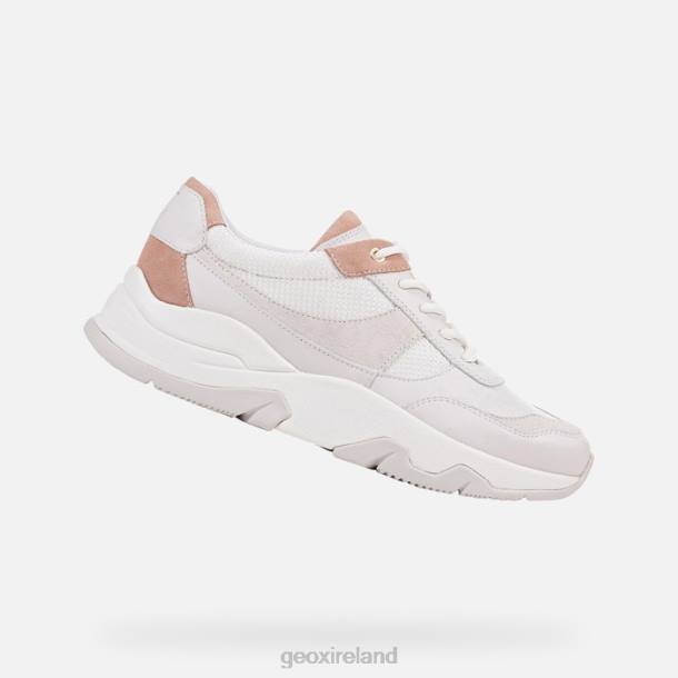 Geox 0ZTB416 White/Dark Pink Kristene Woman