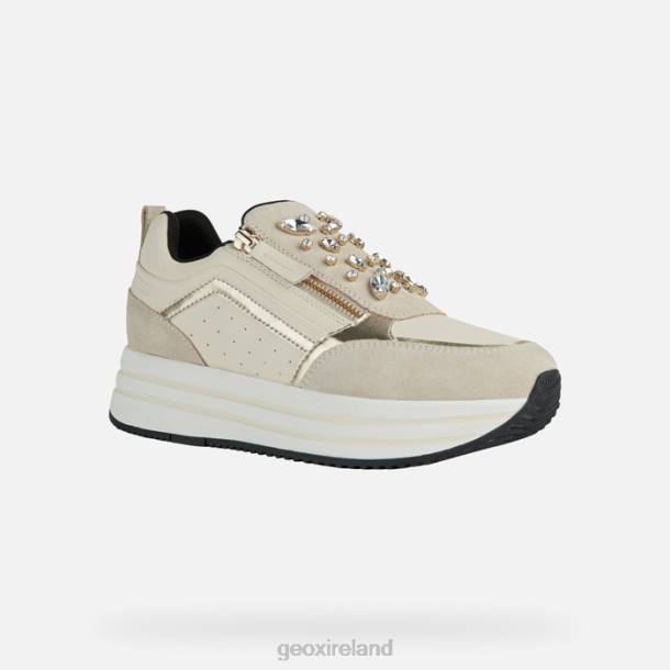 Geox 0ZTB447 Light Taupe/Cream Kency Woman