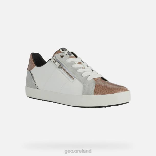 Geox 0ZTB451 White/Light Grey Blomiee Woman
