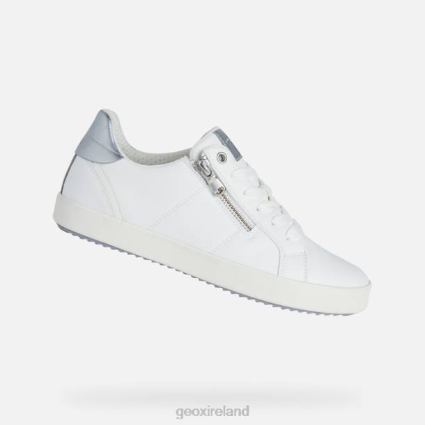 Geox 0ZTB493 White/Silver Blomiee Woman