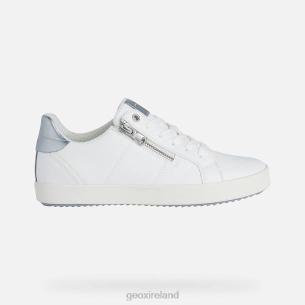 Geox 0ZTB493 White/Silver Blomiee Woman