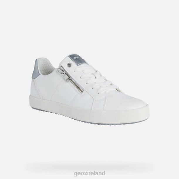 Geox 0ZTB493 White/Silver Blomiee Woman