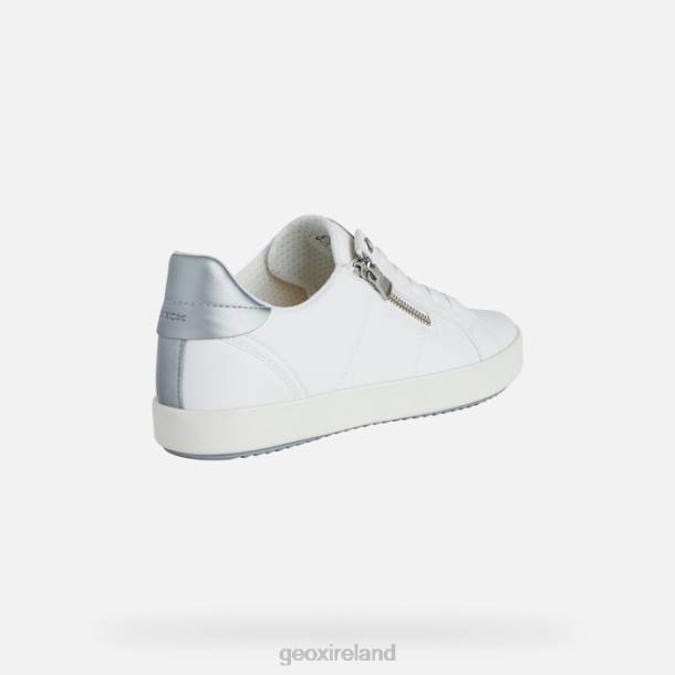 Geox 0ZTB493 White/Silver Blomiee Woman
